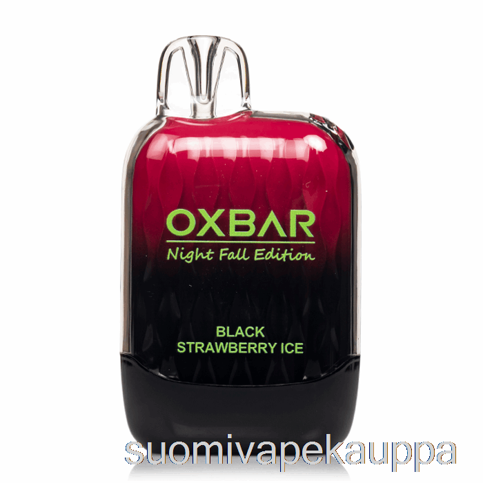 Vape Netistä Oxbar G8000 Kertakäyttöinen Musta Mansikkajää